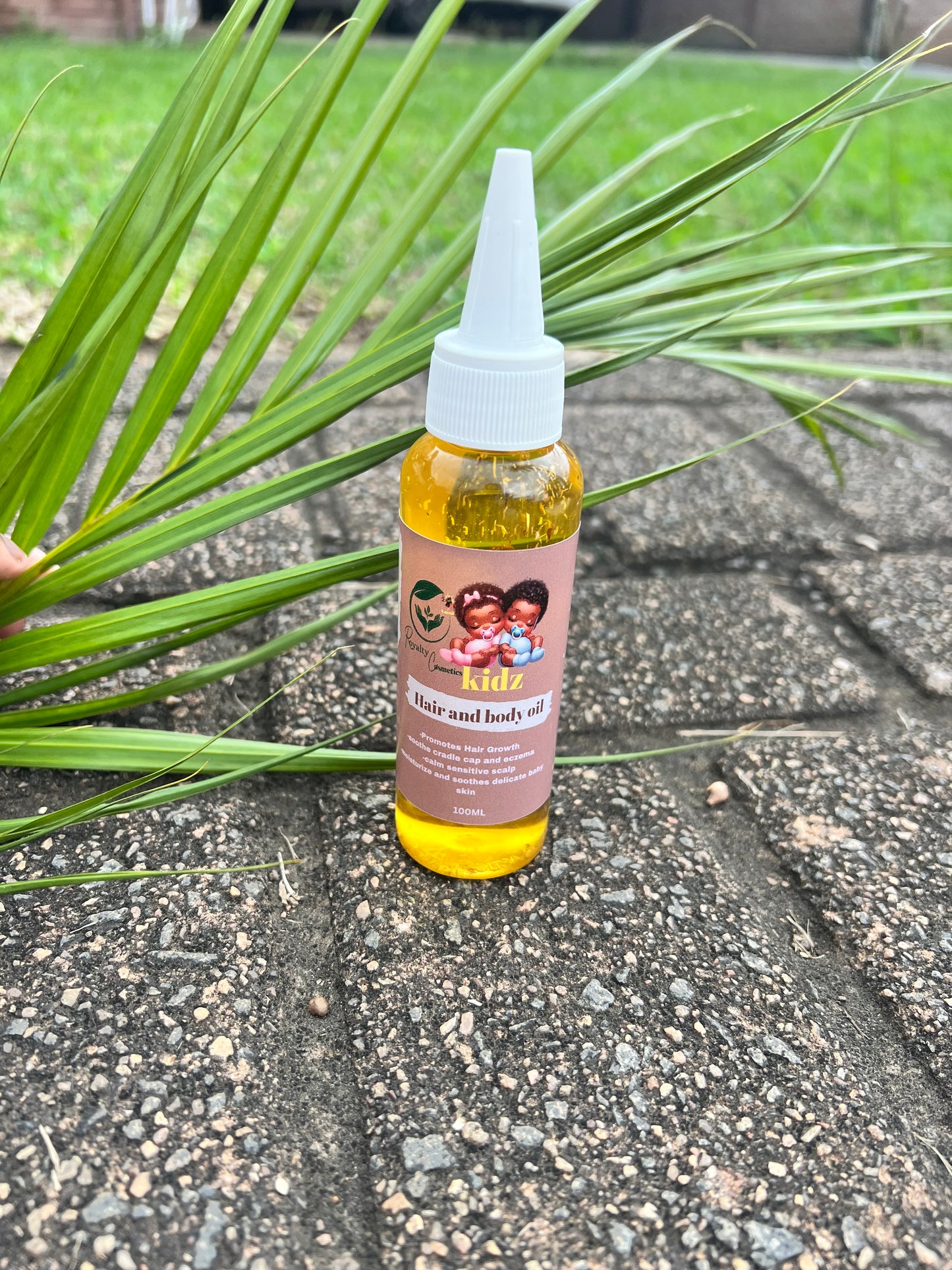 Baby hair oil