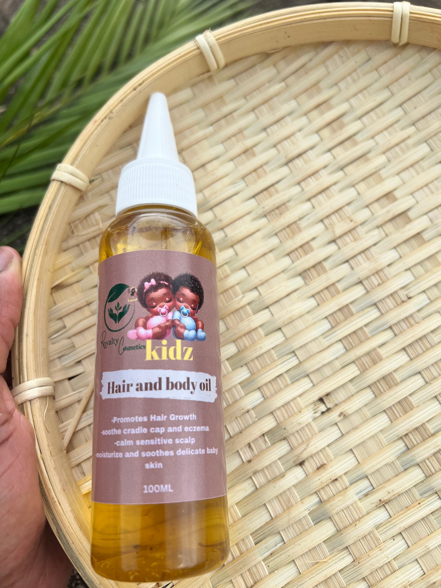 Baby hair oil